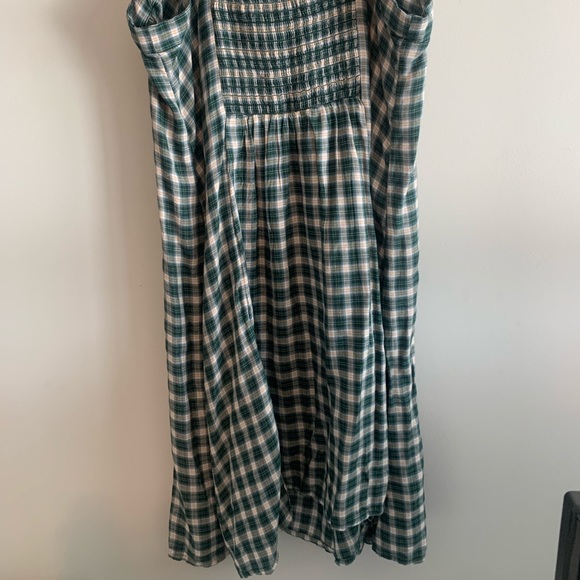 American Eagle Plaid Green Dress - Picture 6 of 6